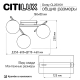 Citilux DORSY CL223131 LED Люстра поворотная Матовый Хром