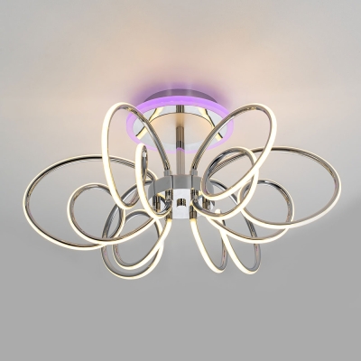 Citilux SALMA SMART CL224A161 RGB LED Умная люстра Хром