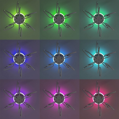 Citilux SALMA SMART CL224A161 RGB LED Умная люстра Хром