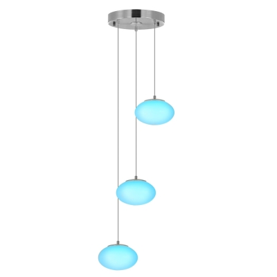 Citilux ATMAN CL226A031 LED RGB Умная каскадная люстра Матовый Хром