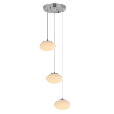 Citilux ATMAN CL226A031 LED RGB Умная каскадная люстра Матовый Хром
