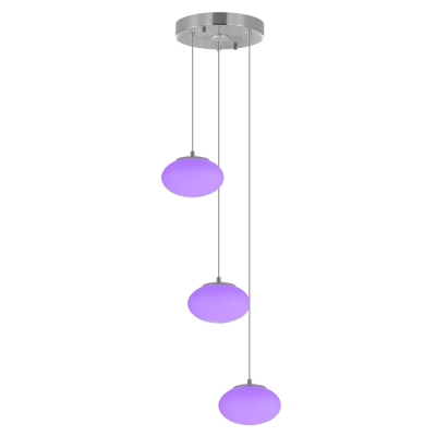 Citilux ATMAN CL226A031 LED RGB Умная каскадная люстра Матовый Хром