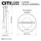 Citilux ATMAN SMART CL226A053 LED RGB Умная каскадная люстра Бронза