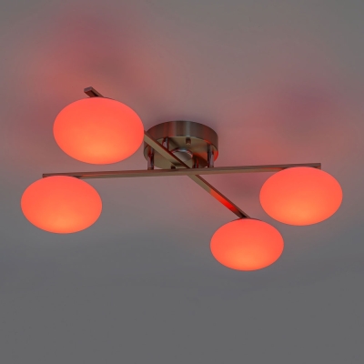 Citilux ATMAN SMART CL226A141 RGB LED Умная люстра Матовый Хром