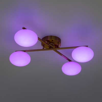 Citilux ATMAN SMART CL226A143 RGB LED Умная люстра Бронза