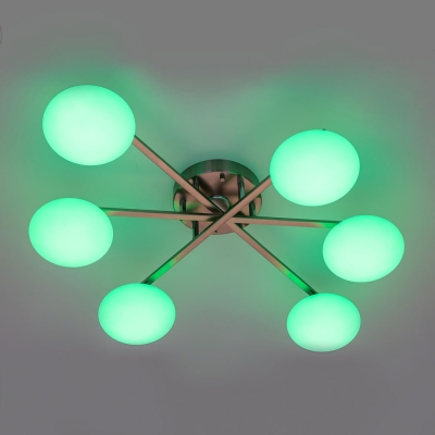 Citilux ATMAN SMART CL226A161 RGB LED Умная люстра Матовый Хром