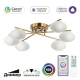 Citilux ATMAN SMART CL226A163 LED RGB Умная люстра Бронза