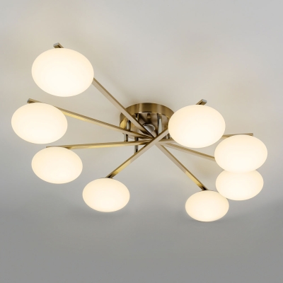 Citilux ATMAN SMART CL226A181 LED RGB Умная люстра Матовый Хром
