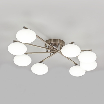 Citilux ATMAN SMART CL226A181 LED RGB Умная люстра Матовый Хром