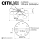 Citilux ATMAN SMART CL226A183 LED RGB Умная люстра Бронза