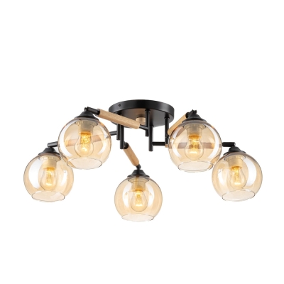 Citilux TIKA CL133151 Люстра поворотная Чёрная