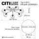 Citilux TIKA CL133170 Люстра поворотная Белая