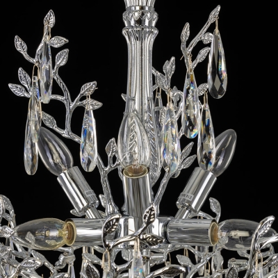 Citilux RITZ CL310061 Люстра хрустальная подвесная Хром