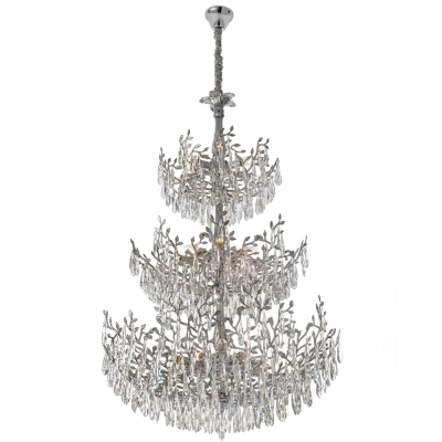 Citilux RITZ CL310261 Люстра хрустальная подвесная Хром