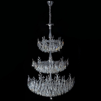 Citilux RITZ CL310261 Люстра хрустальная подвесная Хром