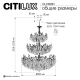 Citilux RITZ CL310261 Люстра хрустальная подвесная Хром
