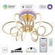 Citilux SALMA SMART CL224A162 RGB LED Умная люстра Золото