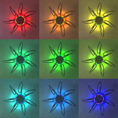 Citilux SALMA SMART CL224A171 RGB LED Умная люстра Хром