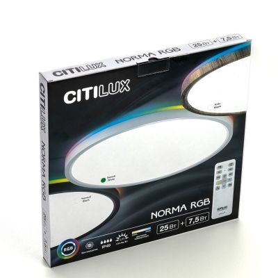 Citilux NORMA CL749320 LED RGB Светильник с пультом Белый