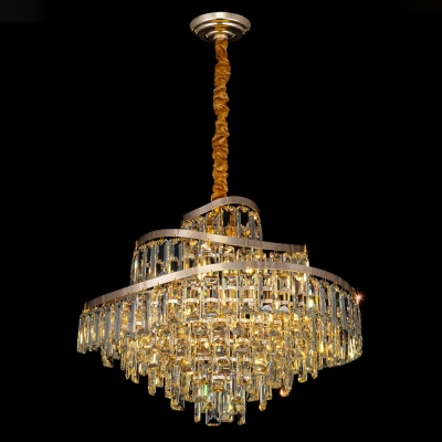 Citilux NAIAD CL315162 Люстра хрустальная подвесная Золото