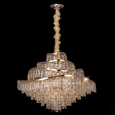 Citilux NAIAD CL315192 Люстра хрустальная подвесная Золото