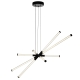 Citilux LUCIA CL217181 Люстра светодиодная подвесная Чёрная