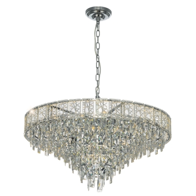 Citilux SAGRADA CL317281 Люстра хрустальная подвесная Хром