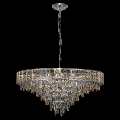 Citilux SAGRADA CL317281 Люстра хрустальная подвесная Хром
