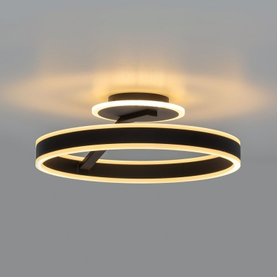 Citilux Дуэт CL719741 LED Люстра с пультом Чёрная