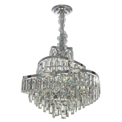Citilux NAIAD CL315151 Люстра хрустальная подвесная Хром