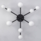 Citilux GLOB CL209291 Люстра потолочная Чёрная