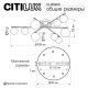 Citilux GLOB CL209291 Люстра потолочная Чёрная