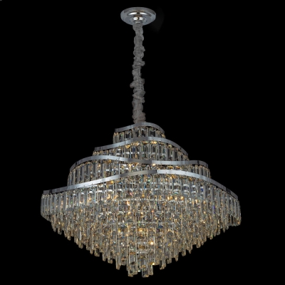 Citilux NAIAD CL315191 Люстра хрустальная подвесная Хром