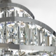 Citilux NAIAD CL315191 Люстра хрустальная подвесная Хром