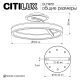 Citilux Дуэт CL719751 LED Люстра с пультом Чёрный