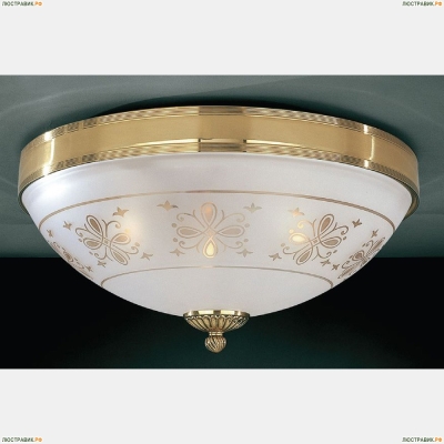 Светильник PL 6102/3 ★Reccagni Angelo, 3 x 60Вт☀, Золото► — Купить▼