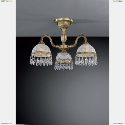 Люстра PL 6220/3 ★Reccagni Angelo, 3 x 60Вт☀, Бронза► — Купить▼