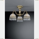 Люстра PL 6220/3 ★Reccagni Angelo, 3 x 60Вт☀, Бронза► — Купить▼