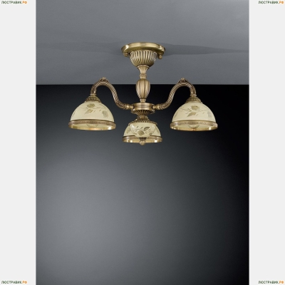 Люстра PL 6228/3 ★Reccagni Angelo, 3 x 60Вт☀, Бронза► — Купить▼