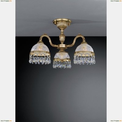 Люстра PL 6320/3 ★Reccagni Angelo, 3 x 60Вт☀, Золото► — Купить▼