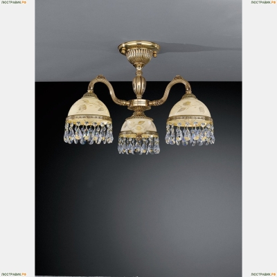 Люстра PL 6326/3 ★Reccagni Angelo, 3 x 60Вт☀, Золото► — Купить▼