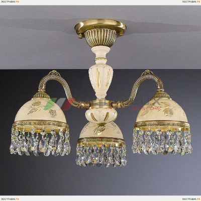 Люстра PL 6826/3 ★Reccagni Angelo, 3 x 60Вт☀, Бронза► — Купить▼