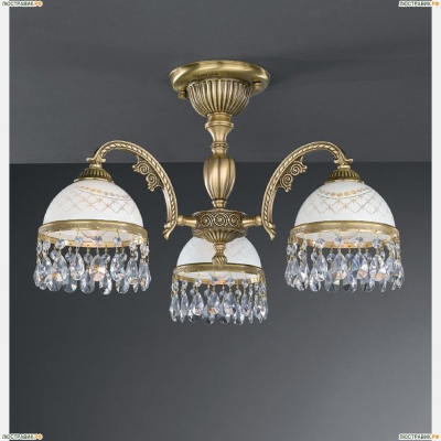 Люстра PL 7020/3 ★Reccagni Angelo, 3 x 60Вт☀, Бронза► — Купить▼