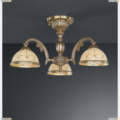 Люстра PL 7124/3 ★Reccagni Angelo, 3 x 60Вт☀, Золото► — Купить▼