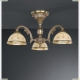 Люстра PL 7124/3 ★Reccagni Angelo, 3 x 60Вт☀, Золото► — Купить▼