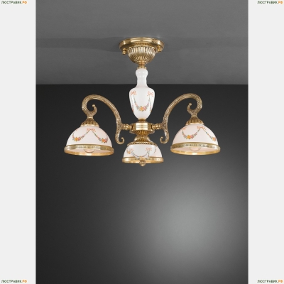 Люстра PL 8130/3 ★Reccagni Angelo, 3 x 60Вт☀, Французское золото► — Купить▼