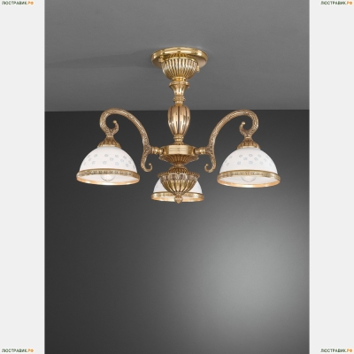 Люстра PL 8320/3 ★Reccagni Angelo, 3 x 60Вт☀, Золото► — Купить▼