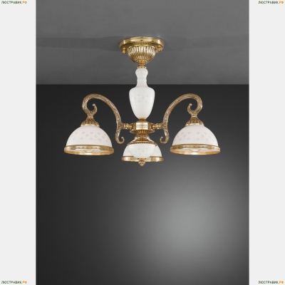 Люстра PL 8330/3 ★Reccagni Angelo, 3 x 60Вт☀, Французское золото► — Купить▼