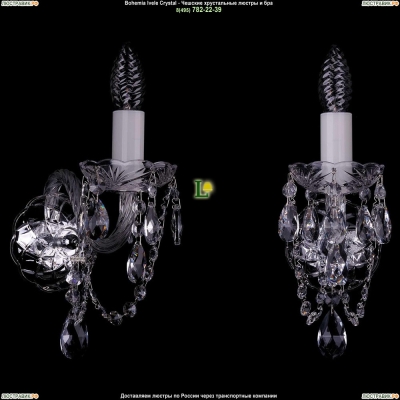 Бра 1402B/1/141/Ni ★Bohemia Ivele Crystal, Никель► — Купить▼