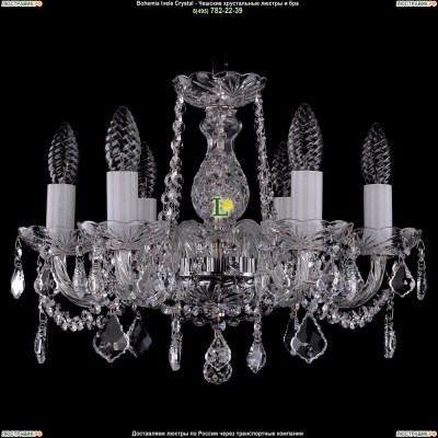 Люстра 1402/6/141/Ni/Leafs ★Bohemia Ivele Crystal, Никель► — Купить▼
